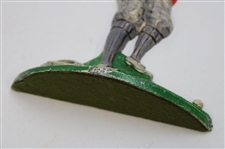 Pre-Swing Golfer Cast Iron Door Stop