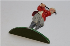 Pre-Swing Golfer Cast Iron Door Stop