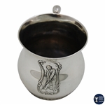 Vintage Sterling Silver Cup with Handle with Golfer in Stance - WGHoF Collection
