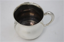 Vintage Sterling Silver Cup with Handle with Golfer in Stance - WGHoF Collection