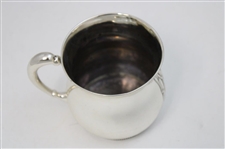 Vintage Sterling Silver Cup with Handle with Golfer in Stance - WGHoF Collection