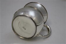 Vintage Sterling Silver Cup with Handle with Golfer in Stance - WGHoF Collection