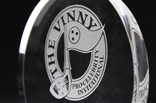 2006 The Vinny Pro-Celebrity-Am Invitational 2nd Place Glass Trophy - WGHoF Collection