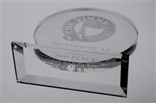 2006 The Vinny Pro-Celebrity-Am Invitational 2nd Place Glass Trophy - WGHoF Collection