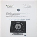 2006 The Vinny Pro-Celebrity-Am Invitational 2nd Place Glass Trophy - WGHoF Collection