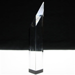 1987 Mazda LPGA Series Fifth Prize Glass Trophy - WGHoF Collection