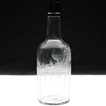 Circa 1900 Hawkes Sterling Thistle 'LCT' Glass Bottle - WGHoF Collection