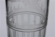 Circa 1900 Hawkes Sterling Thistle 'LCT' Glass Bottle - WGHoF Collection