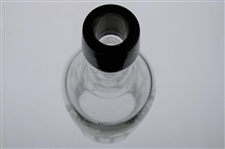 Circa 1900 Hawkes Sterling Thistle 'LCT' Glass Bottle - WGHoF Collection