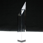 1988 Mazda LPGA Series Fifth Prize Glass Trophy - WGHoF Collection