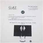 1988 Mazda LPGA Series Fifth Prize Glass Trophy - WGHoF Collection