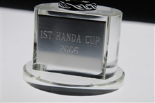 2006 First Handa Cup Star on Base Trophy Gift - WGHoF Collection