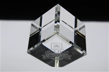 Undated State Farm Classic Glass Cube Paperweight - WGHoF Collection