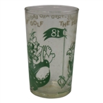 1962 The Flinstones Fred & Barney Golf Drinking Glass - WGHoF Collection