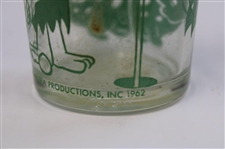 1962 The Flinstones Fred & Barney Golf Drinking Glass - WGHoF Collection