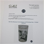 1962 The Flinstones Fred & Barney Golf Drinking Glass - WGHoF Collection