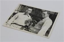 1935 Ryder Cup Team Captains Walter Hagen & Whitcombe Original Type 1 Photograph Ridgewood C.C.