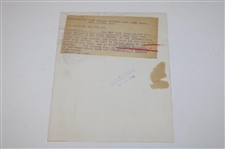 1935 Ryder Cup Team Captains Walter Hagen & Whitcombe Original Type 1 Photograph Ridgewood C.C.