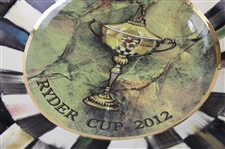 2012 Ryder Cup at Celtic Manor Mackenzie Childs Plate Gifted From The Pga Of America 