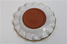 2012 Ryder Cup at Celtic Manor Mackenzie Childs Plate Gifted From The Pga Of America 