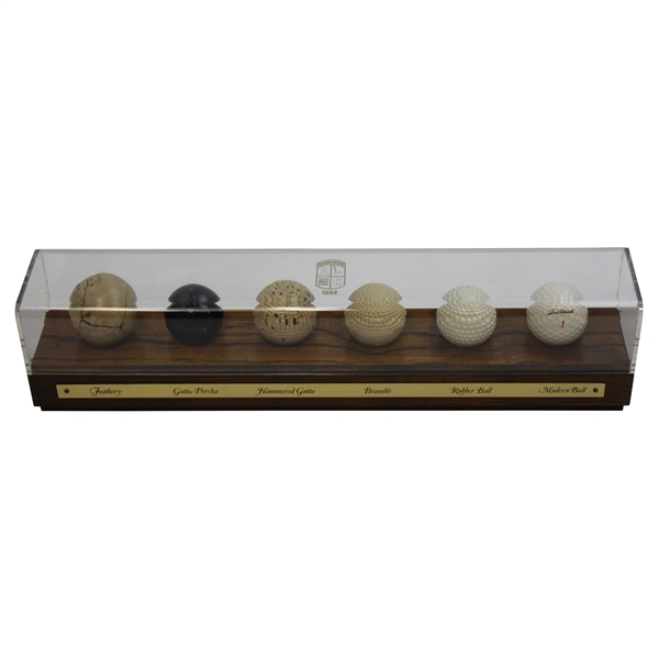 Classic Craftsman Ltd. Ed. History Of The Golf Ball Display - From The Feathery – Modern Ball