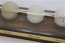 Classic Craftsman Ltd. Ed. 'History Of The Golf Ball' Display - From The Feathery – Modern Ball