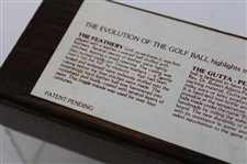 Classic Craftsman Ltd. Ed. 'History Of The Golf Ball' Display - From The Feathery – Modern Ball