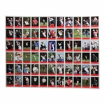 1990 Pga Tour 66 Card Set, Uncut Sheet