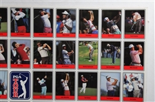 1990 Pga Tour 66 Card Set, Uncut Sheet
