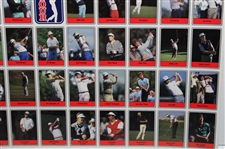 1990 Pga Tour 66 Card Set, Uncut Sheet