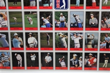 1990 Pga Tour 66 Card Set, Uncut Sheet