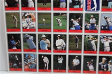 1990 Pga Tour 66 Card Set, Uncut Sheet
