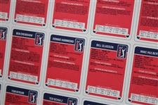 1990 Pga Tour 66 Card Set, Uncut Sheet