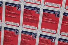 1990 Pga Tour 66 Card Set, Uncut Sheet