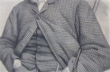 1900's Framed Matted Photo Engraving Of Old Tom Morris
