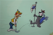 Hanna – Barbera “Putt To The Mutt” Limited Ed. Serigraph Cel “The Jetsons” Triple Matted & Framed