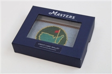 Masters Tournament Stitched Smathers & Branson Leather CC Wallet in Box