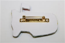 Masters Tournament Logo Brooch by Mignonne Gavigan in Original Bag/Box