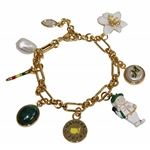 Masters Tournament Charm Bracelet by Mignonne Gavigan in Original Bag/Box