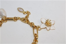 Masters Tournament Charm Bracelet by Mignonne Gavigan in Original Bag/Box