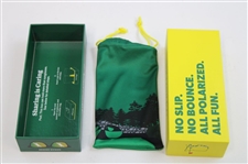 Masters Tournament 'Hogan Bridge' Themed Sunglasses w/Carry Bag & Box