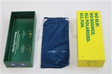 Masters Tournament 'Skip It' Themed Sunglasses w/Carry Bag & Box