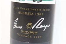 Gary Player Signed 'Augusta 1961' Ltd Ed Major Champ Series 2004 Wine Bottle JSA ALOA