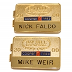 Nick Faldo & Mike Weir 2000 Bay Hill Invitational Contestant Money Clips
