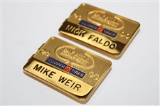 Nick Faldo & Mike Weir 2000 Bay Hill Invitational Contestant Money Clips