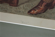 Leslie Ward’s (June 18Th, 1903) Spy “Muir” From Vanity Fair, London, Chromolithograph