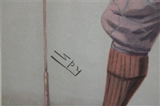 Leslie Ward’s (June 18Th, 1903) Spy “Muir” From Vanity Fair, London, Chromolithograph