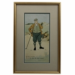 John Hassall (1868-1948) Chromolithograph - Wood Framed Double Matted