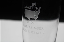Paul Azinger's 2001 Masters Tournament Hole No. 2 Steuben Crystal Eagle Glass