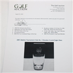 Paul Azinger's 2001 Masters Tournament Hole No. 2 Steuben Crystal Eagle Glass